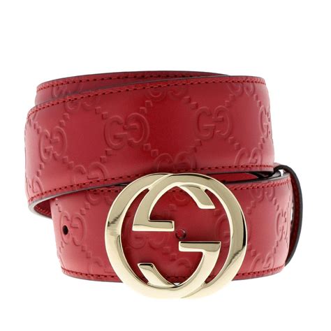 cintura gucci rossa|Gucci portafoglio donna.